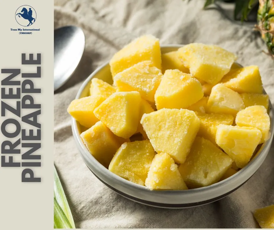Premium frozen pineapple from Vietnam by TMICORP